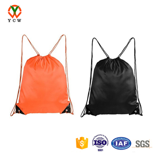 210d polyester ba lô túi dây rút túi tote với pvc gia cố góc - Product Image 2