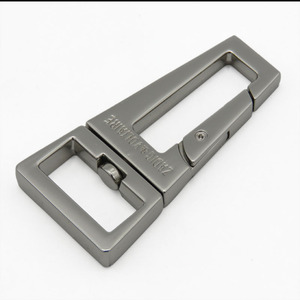 Silver Nickel Plate <span class=keywords><strong>Zinc</strong></span> <span class=keywords><strong>Alloy</strong></span> Square犬フック金属犬のフック - Product Image 5