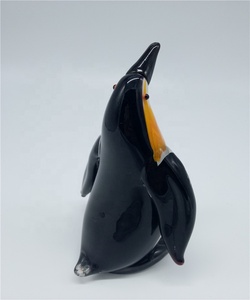 Arte di alta qualità di vetro pinguino statuette vendita calda decorazione per la casa sculture di animali - Product Image 5
