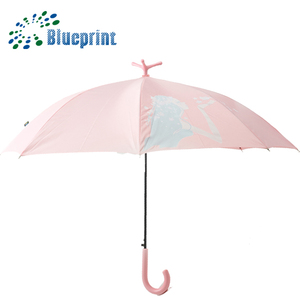 Gerade stehen ändern farbe, wenn nassen regenschirm magie - Product Image 1