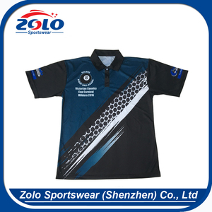 Nuevo diseño de encargo de los hombres de moda de gran tamaño camiseta polo - Product Image 4