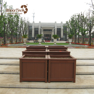 MexyTech eco amigable wpc al Aire Libre Verde flor planta decorativa plantador caja park - Product Image 4