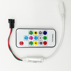 Controlador LED RGB Pixel Inalámbrico RF SP103E, Controlador de Tira LED Digital Direccionable para WS2812 WS2811 <span class=keywords><strong>SK6812</strong></span> <span class=keywords><strong>RGBW</strong></span> APA102 - Product Image 3