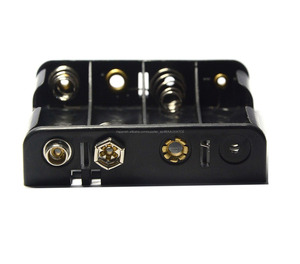 Negro plástico celular 4xAA (UM-3 * 4) 6 v Caja Del Sostenedor de Batería con cable - Product Image 5