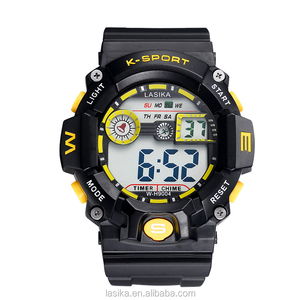 Reloj de pulsera digital resistente al agua para hombres Ali <span class=keywords><strong>Baba</strong></span> de China, diseño deportivo barato con características de alarma resistente al agua para compras a granel - Product Image 3