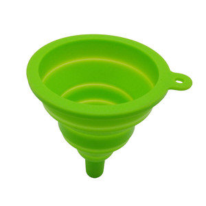 Funil dobrável de silicone para utensílios de cozinha, ferramenta de silicone para óleo líquido