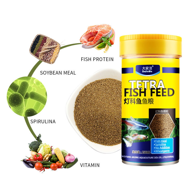 Tetra comida de pescado