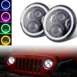 Morsun 7 pollici HA CONDOTTO il <span class=keywords><strong>Faro</strong></span> auto sistema di illuminazione 7 pollici rotonda <span class=keywords><strong>RGB</strong></span> halo anello led fari - Product Image 6