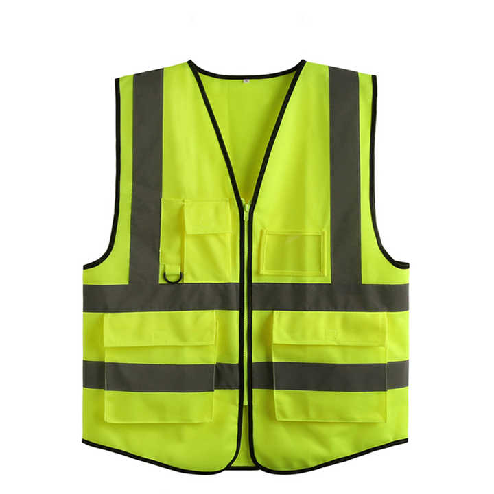 Customizable EN 20471 and ANSI/ISEA 107 Reflective Safety Vest