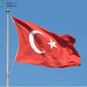 Tùy Chỉnh Bán Buôn Trung Đông Nation Thổ Nhĩ Kỳ Quốc Gia Cờ