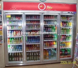 Điều Khiển Từ Xa Siêu Thị Sản Phẩm Sữa 8 Cửa Kính Hiển Thị Tủ Lạnh Cho Tạp Hóa - Product Image 4