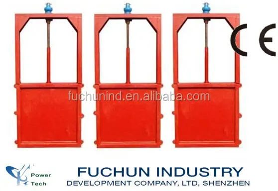 Sluice gate with hoist/ Channel gate for power plant / water gate for hydraulic