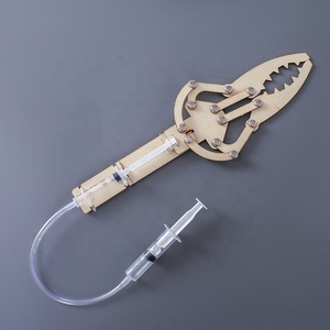 Juguete Educativo de <span class=keywords><strong>Ciencia</strong></span> <span class=keywords><strong>y</strong></span> <span class=keywords><strong>Tecnología</strong></span>, Modelo de Brazo Mecánico Hidráulico de Pistón para Armar, Experimento de Materiales, Beneficioso para el Desarrollo de la Inteligencia - Product Image 3
