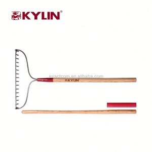 Le Prix concurrentiel Chine Usine Jardin Ferme <span class=keywords><strong>Outil</strong></span> Râteau Métallique Avec Long Manche - Product Image 1