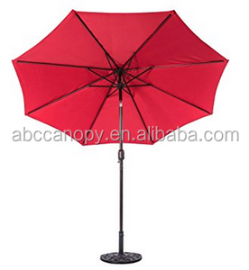 Ombrellone da Esterno 9 Piedi con Inclinazione e Manovella, per Giardino o Spiaggia, Stecche in Acciaio Inox, Vendita all'Ingrosso dalla Fabbrica Cinese - Product Image 3