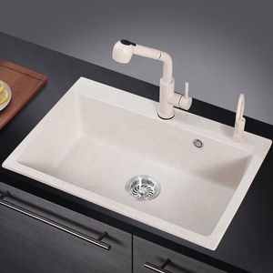 Lavello da <span class=keywords><strong>Cucina</strong></span> in Pietra di Quarzo di Alta Qualità, Lavelli in Quarzo, Lavabo in Superficie Solida Acrilica - Product Image 2