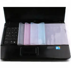 Film Kulit Pelindung Penutup Keyboard Laptop Silikon Universal Stok Warna-warni untuk Laptop 10 "11" 12 "13" 14 "15" 17"