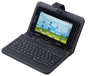 7 인치 태블릿 PC PU 가죽 키보드 노트북 78 키 유선 USB 2.0 용량 성 Qianrun CN;GUA