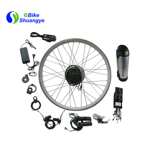 Kit de conversion de vélo électrique avec <span class=keywords><strong>roue</strong></span> arrière de 26 pouces, <span class=keywords><strong>moteur</strong></span> 350w, 36v 12AH - Product Image 3