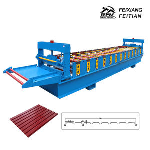 새로운 중고 아연 알루미늄 코일 루핑 시트 롤 성형 기계 타일 만들기 기계 벽 PLC 제어 시스템 모터 코어 - Product Image 2