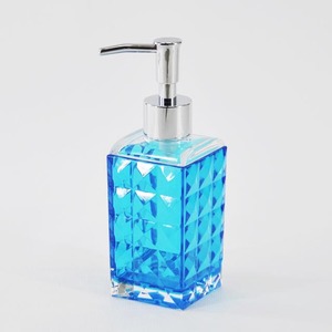 ชุดอุปกรณ์ห้องน้ำพลาสติกลายเพชรสีฟ้า - Product Image 2