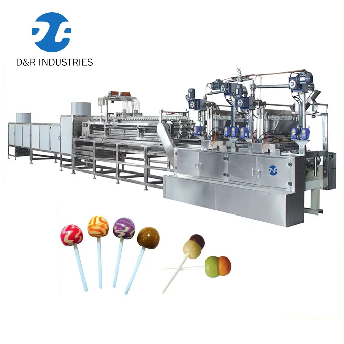 Máquina lollipop durable, máquina de hacer dulces de lollipop personalizada