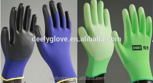 Colorful PU gloves job palm shaped To <span class=keywords><strong>the</strong></span> Gardening - Product Image 3
