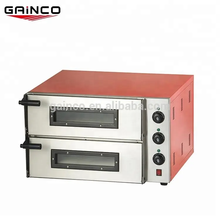 2.4KW industriale in acciaio inox mini forno elettrico per pizza