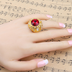 YWMT 2019 Wholesale Exaggerated Royal Zircon Gemstone <strong>Ring</strong> <strong>Arabic</strong> Gold <strong>Ring</strong> for Men - Product Image 6