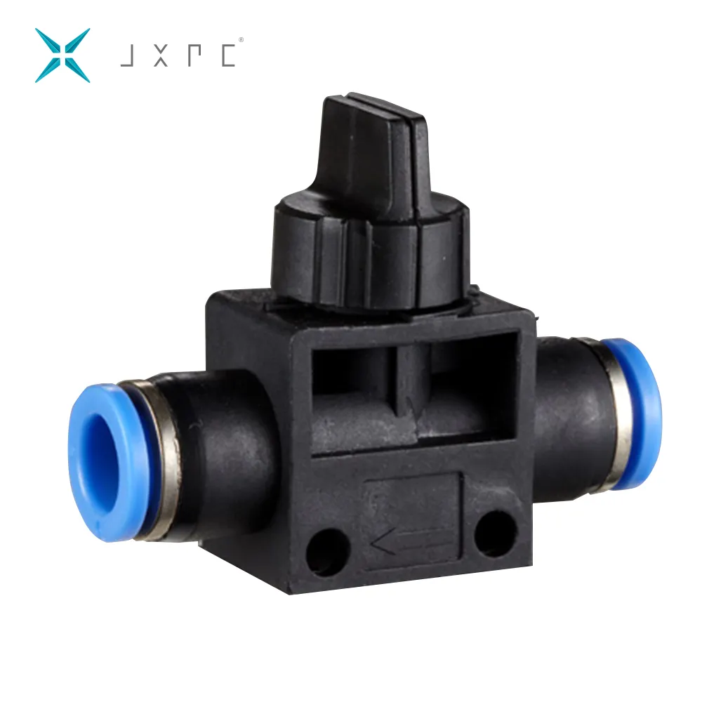 Pneumatic Hand Valves Ball Valves Push-in Connectors for OD 4/6/8/10/12mm Hose 
