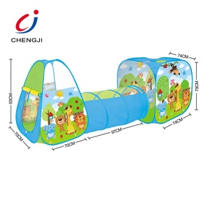 Tentes <span class=keywords><strong>tunnel</strong></span> Chengji pour le camping en plein air <span class=keywords><strong>et</strong></span> en intérieur, 3 en 1, pliables, maison à ramper, tentes <span class=keywords><strong>et</strong></span> tunnels pour enfants - Product Image 6