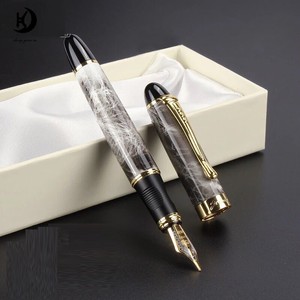 Nhà Sản Xuất Bán Buôn Khuyến Mại <span class=keywords><strong>Jinhao</strong></span> <span class=keywords><strong>X450</strong></span> Màu Đỏ Trung Bình Kim Loại Bút Máy Đặt Với Da Hộp Bút Trường Hợp - Product Image 4