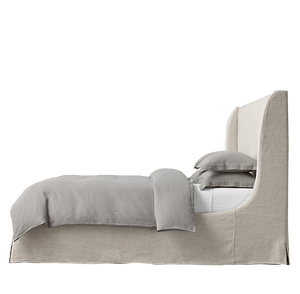 Lit à couvre-lit en coton et lin de style classique français, taille King/<span class=keywords><strong>Queen</strong></span> - Product Image 2