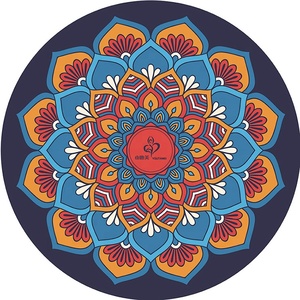 Custom Eco-Friendly Round Eco Suede Yoga Mat Made From Nature Rubber-for Wholesales <strong>Exercise</strong> <strong>Needs</strong> - Product Image 3
