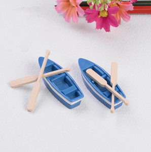 Di alta Qualità Barca e remo/<span class=keywords><strong>casa</strong></span> di bambola//miniature/bello sveglio/fairy garden gnome/muschio terrario decorazione/artigianato/bonsai - Product Image 4