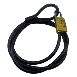 YH1029 <span class=keywords><strong>Cadena</strong></span> de <span class=keywords><strong>bicicleta</strong></span> de acero y <span class=keywords><strong>candado</strong></span> Combinación de bloqueo de seguridad antirrobo - Product Image 4
