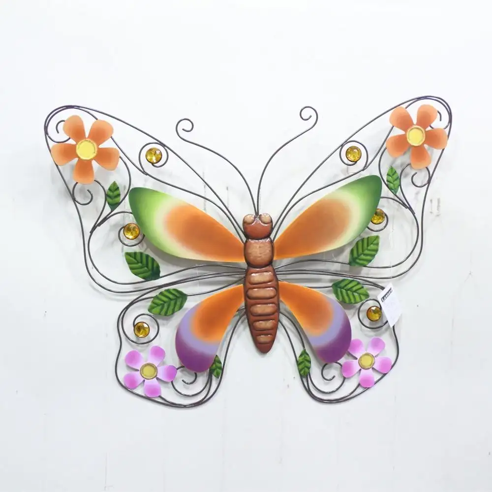 Metal Outdoor Garden Decoration Butterfly And Garden Craft