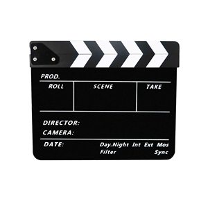Tv Film Vidéo Ardoise Acrylique Clap - Product Image 2