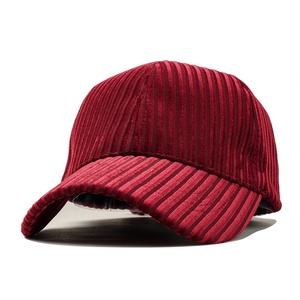 Gorra de béisbol de pana de terciopelo para mujer, gorro deportivo de pana de color blanco, Hip <span class=keywords><strong>Hop</strong></span>, 6 paneles, unisex - Product Image 3