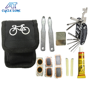 Kit d'outils de réparation de vélo d'urgence en gros, tournevis multifonction, outil pour pneus de vélo, accessoires de vélo, kit de réparation de pneus - Product Image 2