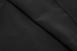 Vendita calda estate vestito Sexy per le donne nero senza spalline alla spalla irregolare pieghettato naturale fatto Chiffon diretto - Product Image 6