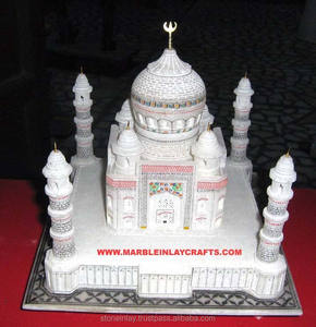 Sculpture en marbre du Taj Mahal en Inde pour cadeaux - Product Image 1