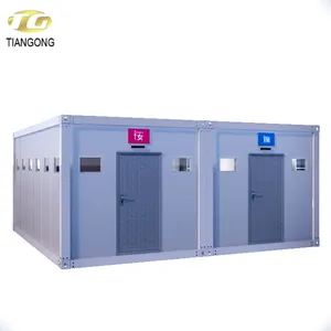 低成本 20ft 40ft 移动厕所/集装箱式座便器/预制房屋在中国制造