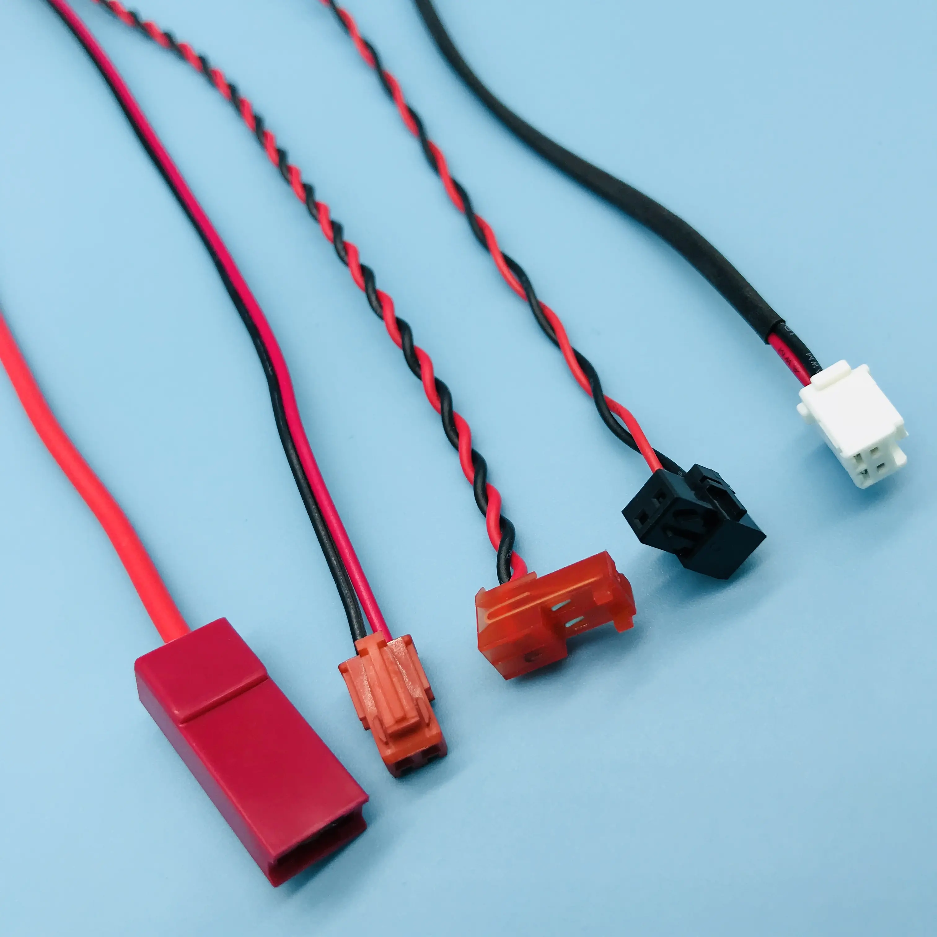 Haute qualité TE MTA100 3-640440-2 2.54mm rouge connecteur avec câble