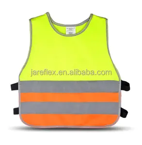 Safety Kids High Visibility Reflective Safety Vest for Costume Running Cycling