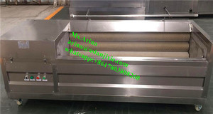 Máquina para Lavar Calabazas y Verduras de Raíz/Peladora de Verduras/Máquina para Lavar y Pelar Rábano Picante con Rodillo de Cepillo - Product Image 3