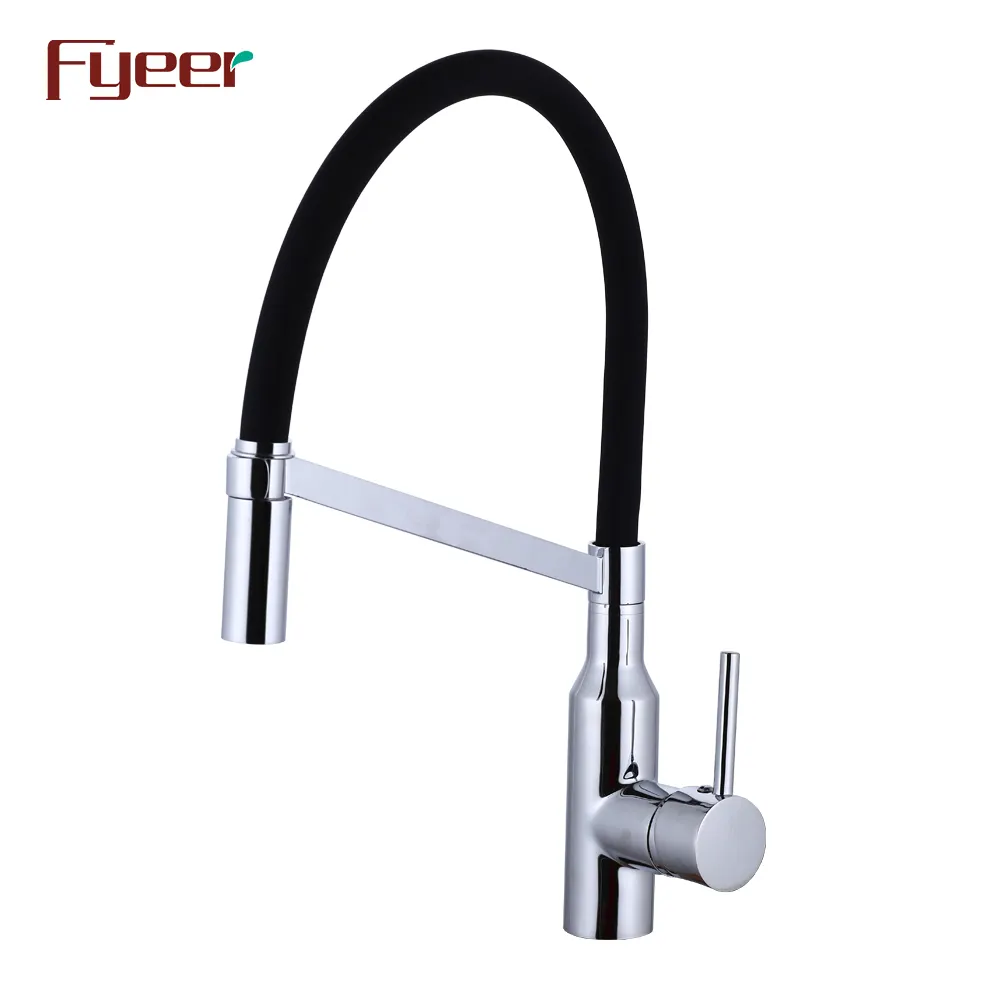 Fyeer High Quality Pull Down Kitchen Sink Faucet with Flexible Hose