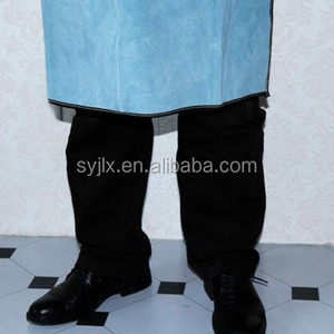 Blue color fireproof leather <strong>work</strong> <strong>apron</strong> for men - Product Image 3