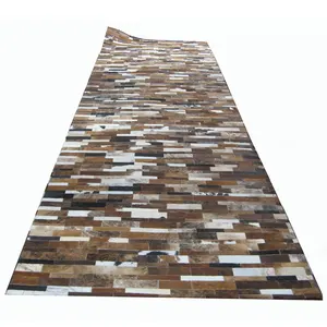 wholesale Made in China high quality modern leather carpet rug from Brazil cowhides