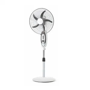 16 inch rechargeable fan surya fan alat rumah AC DC lantai digital